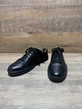 Cole Haan Grand CrossCourt II Black Leather Sneakers Men's Size 10.5